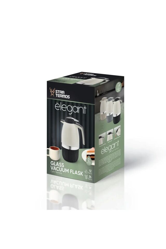 STAR TERMOS - 2 Litre Çift Camlı Vakumlu Termos