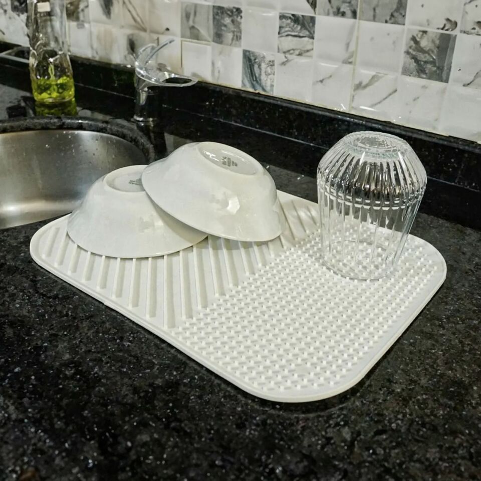 Silikon Bulaşık Kurutma Matı, Tezgah Üstü Silikon Mat