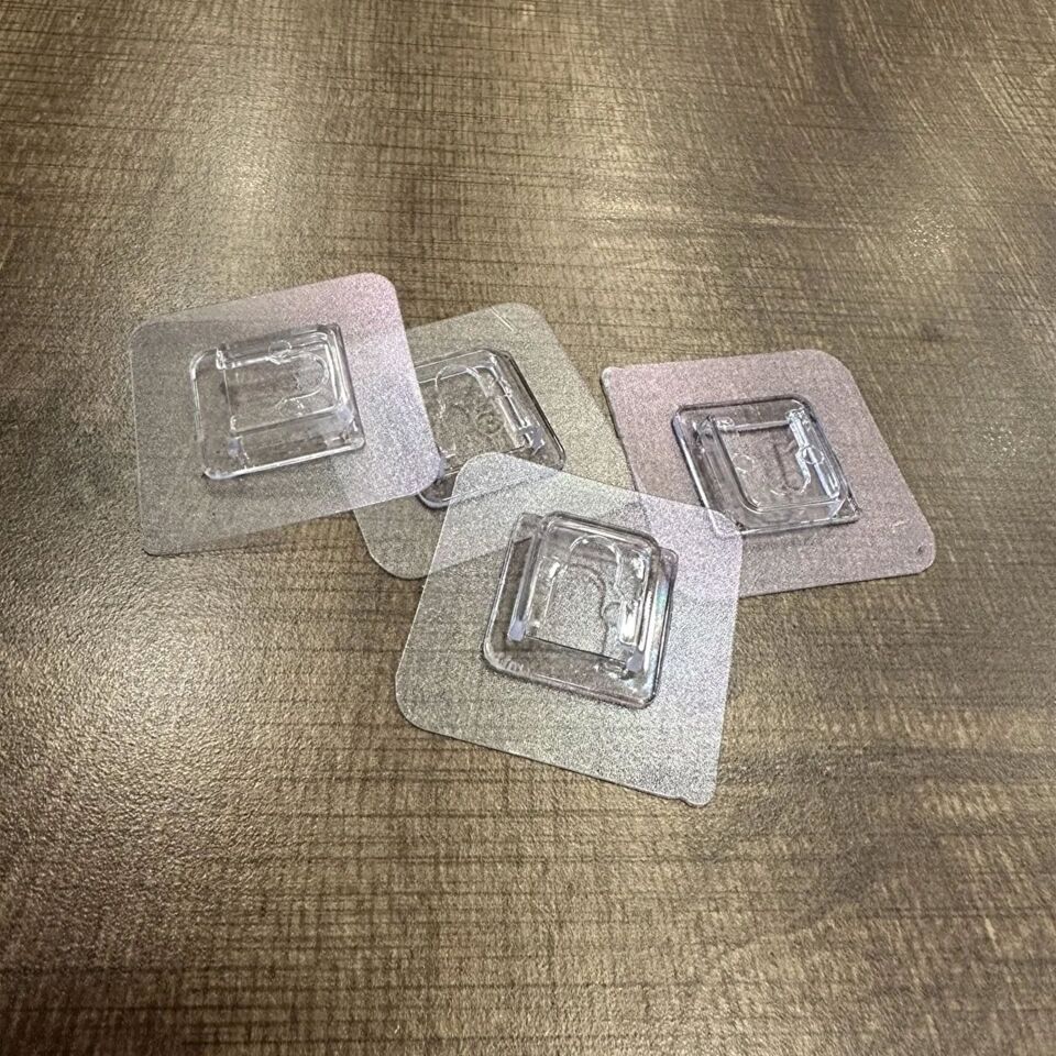 Yedek Yapıştırıcı Sticker Duvar Yapışkan Sihirli Banyo Düzenleyici Yedek Yapıştırıcısı 4 Adet