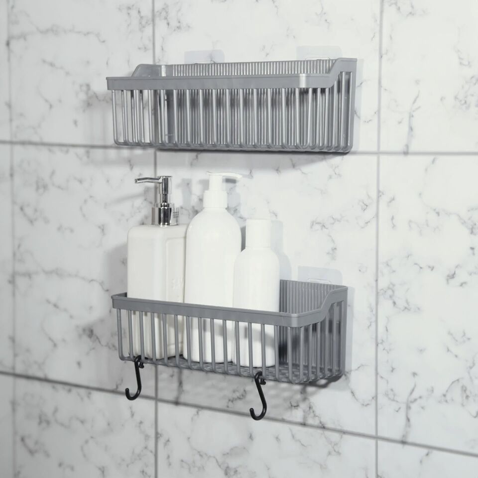 Yapışkanlı Banyo Rafı