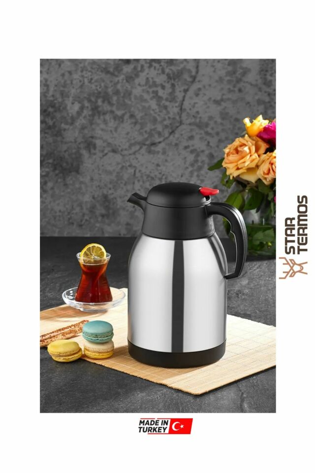STAR TERMOS - 2 Litre Çift Kat Paslanmaz Çelik Termos